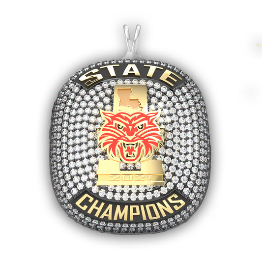 Ruston High School - 2021 Track and Field State Championship Pendant