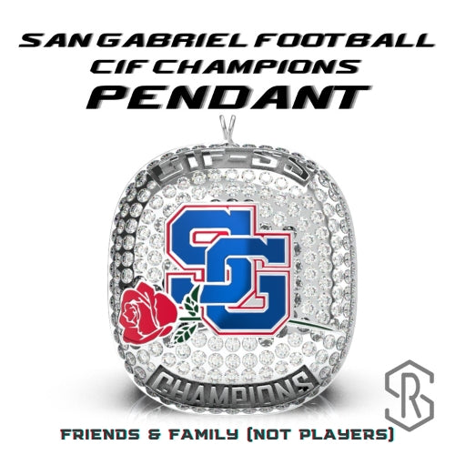 San Gabriel - 2022 Football Championship Pendant (Friends & Family - Not Players)