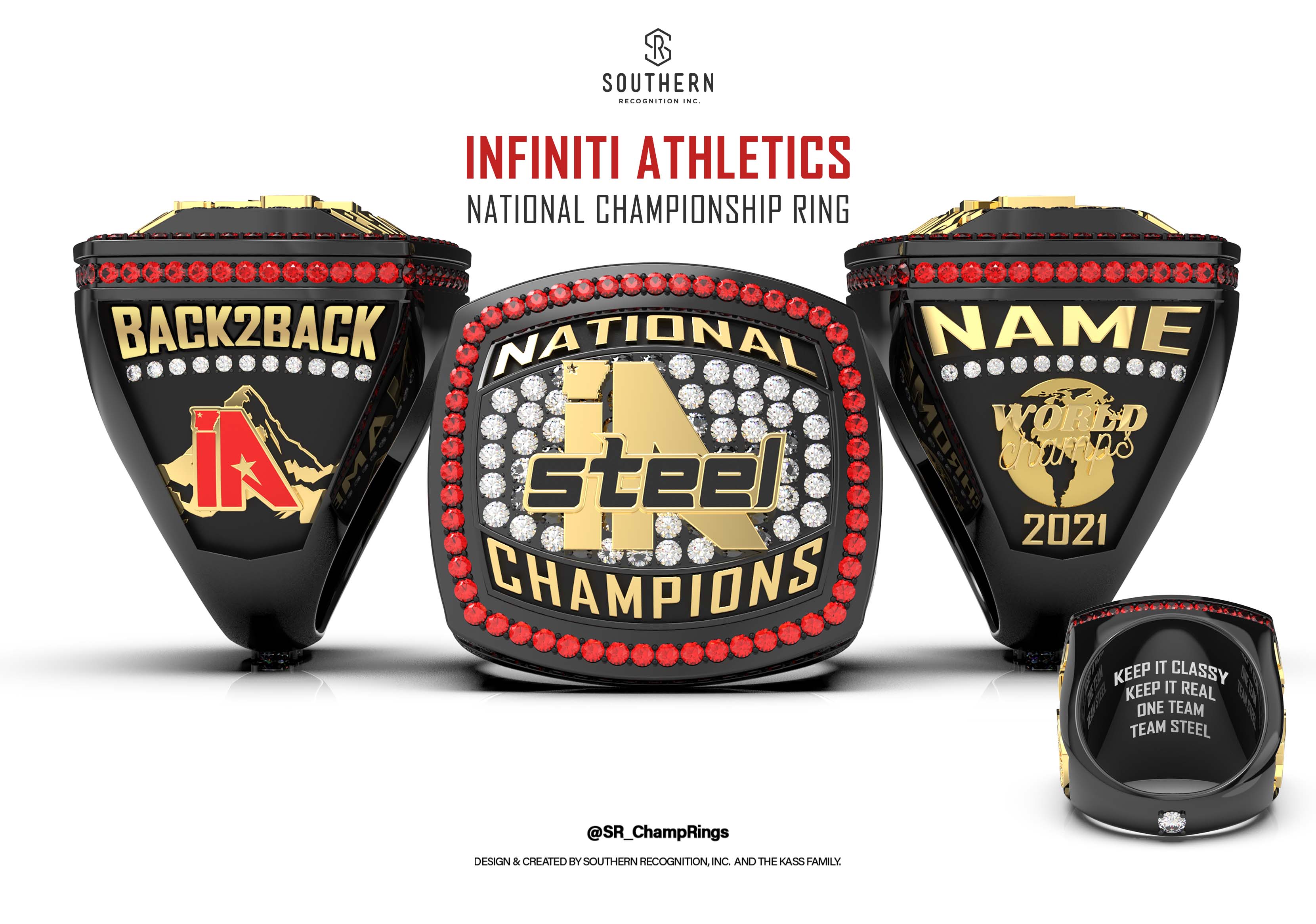 Infiniti Athletics - Steel 2021 Ring