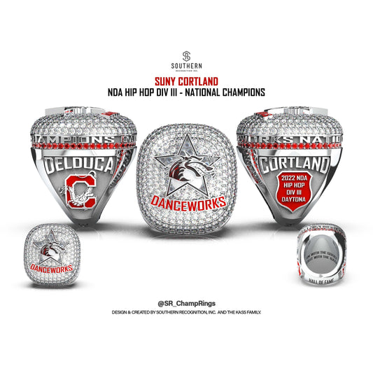SUNY Cortland - NDA Hip Hop National Championship Ring