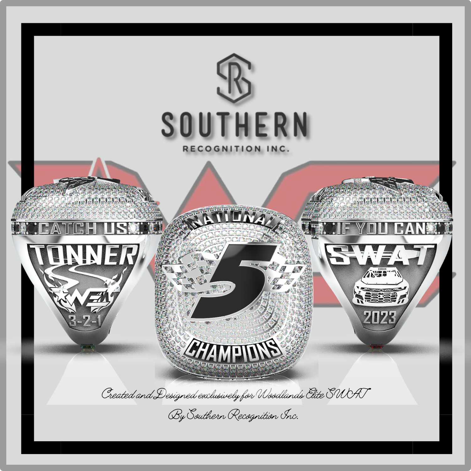 Woodlands Elite - SWAT - JAMfest 2023 National Championship Ring