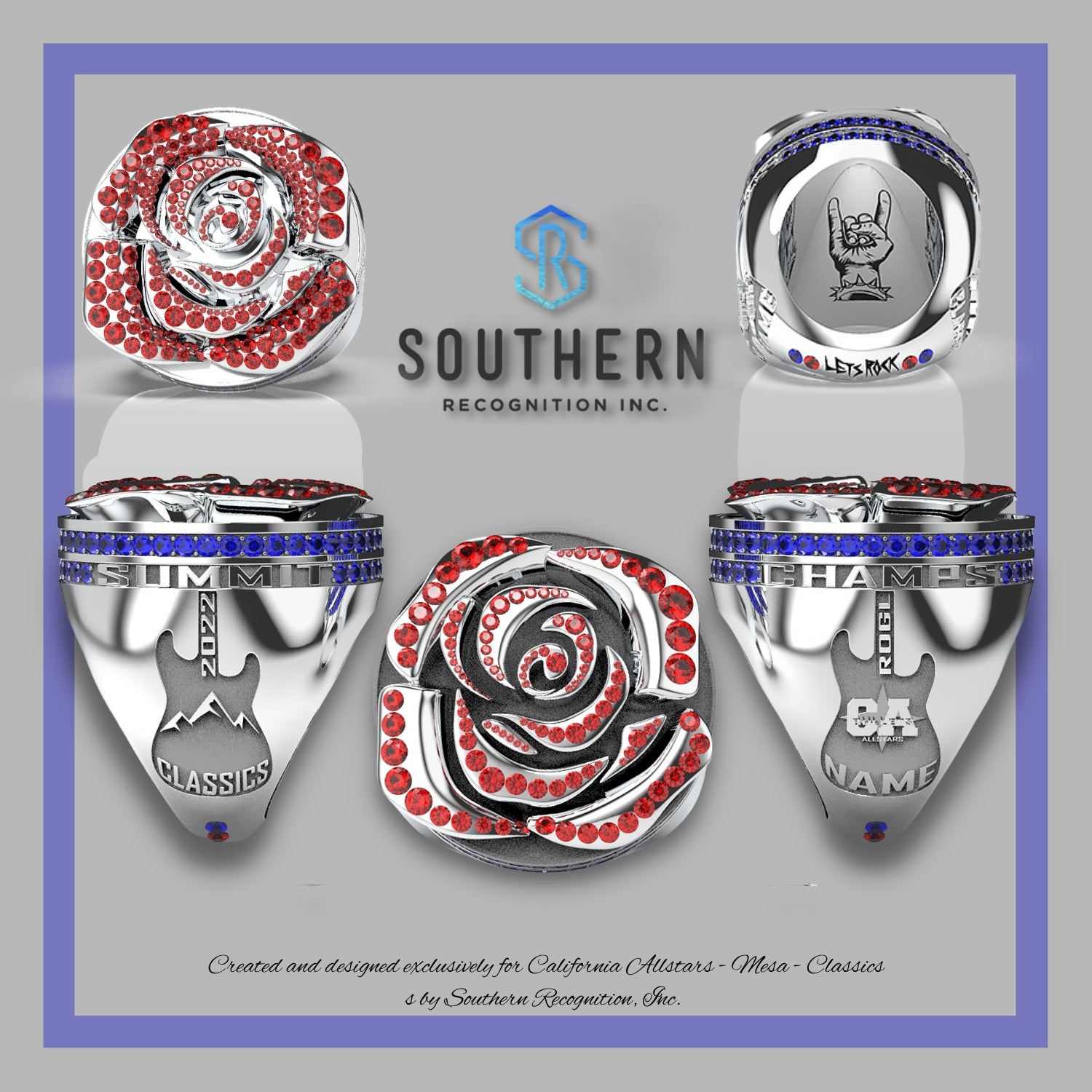 Modified California Rings The California Allstars: Rangers- 2023 Championship Ring – Southern ...