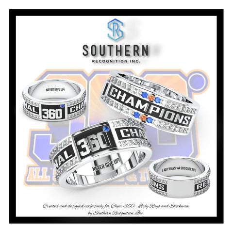 South Bay Cheer 360 - Lady Rays and Shockwave - 2022 Regional Championship Ring