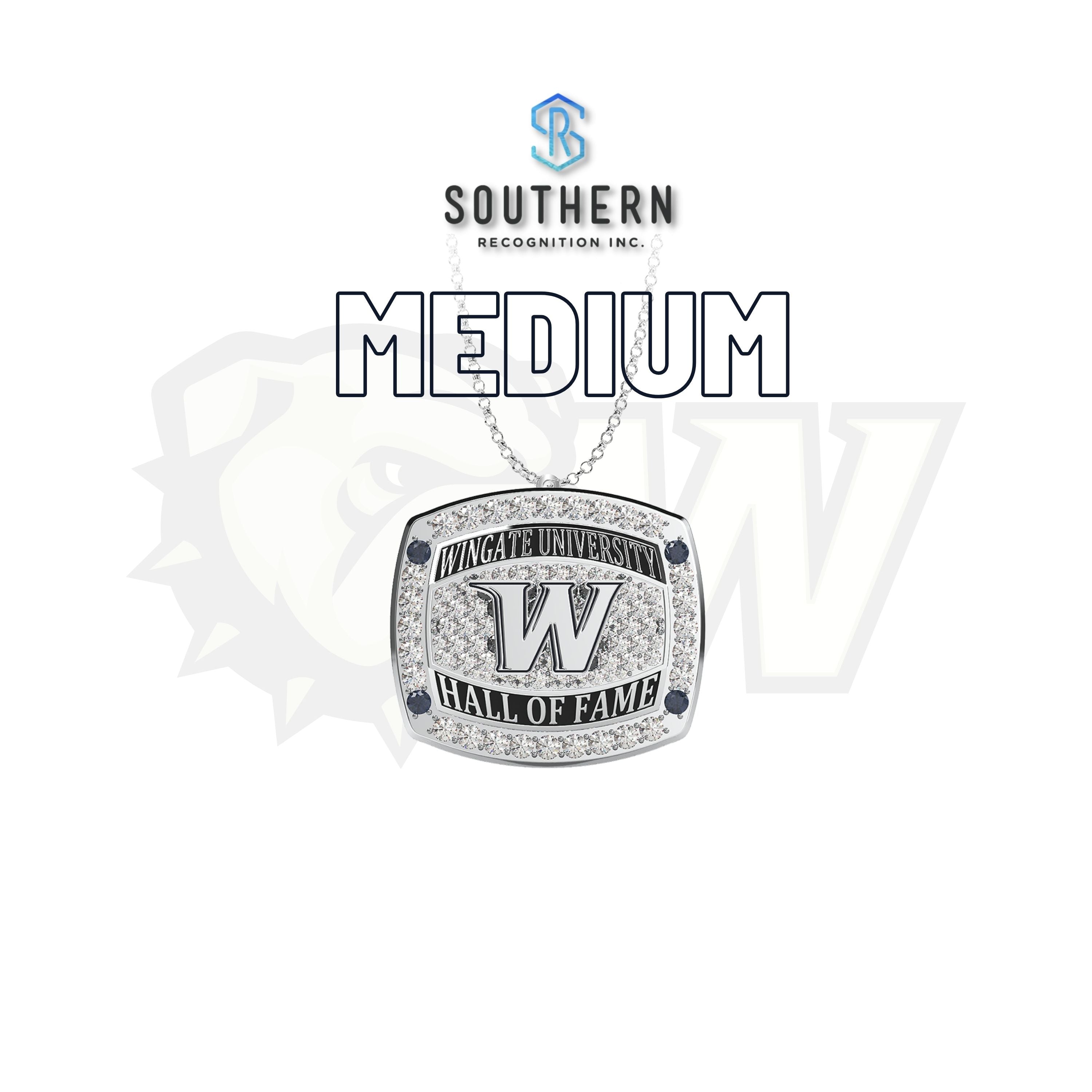 Wingate University - Hall of Fame - Medium Championship Pendant