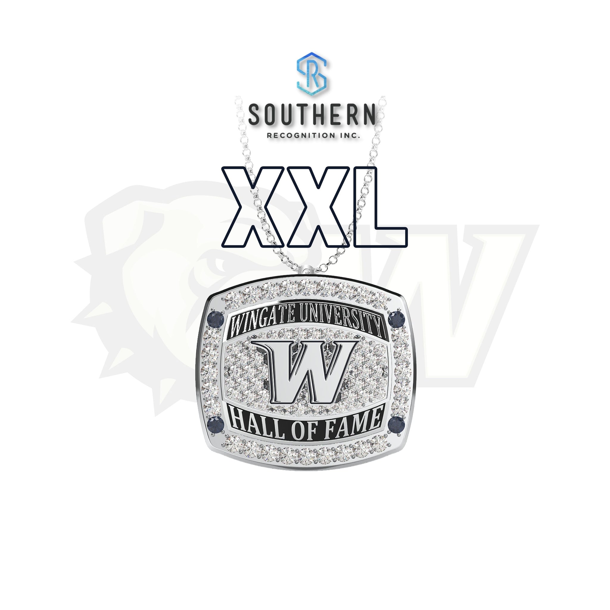 Wingate University - Hall of Fame - XXL Championship Pendant
