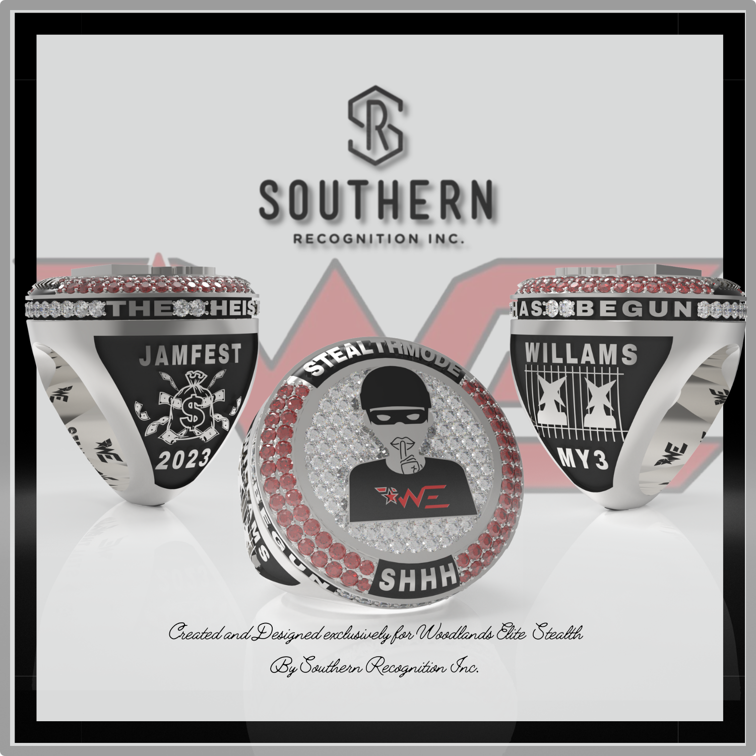 Woodlands Elite - Stealth - JAMfest 2023 National Championship Ring