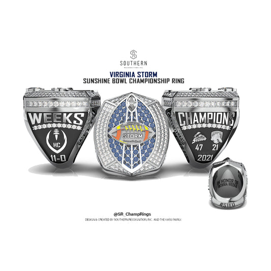 Virginia Storm - 2021 Football Sunshine Bowl Championship Ring