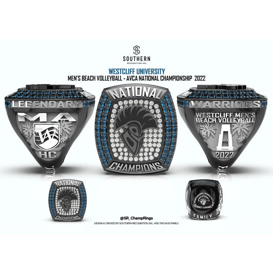 Westcliff University Men's Volleyball National Championship - 2022 Championship Ring