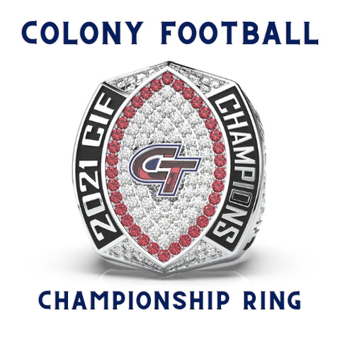 Colony High School - Football 2021 Championship Ring
