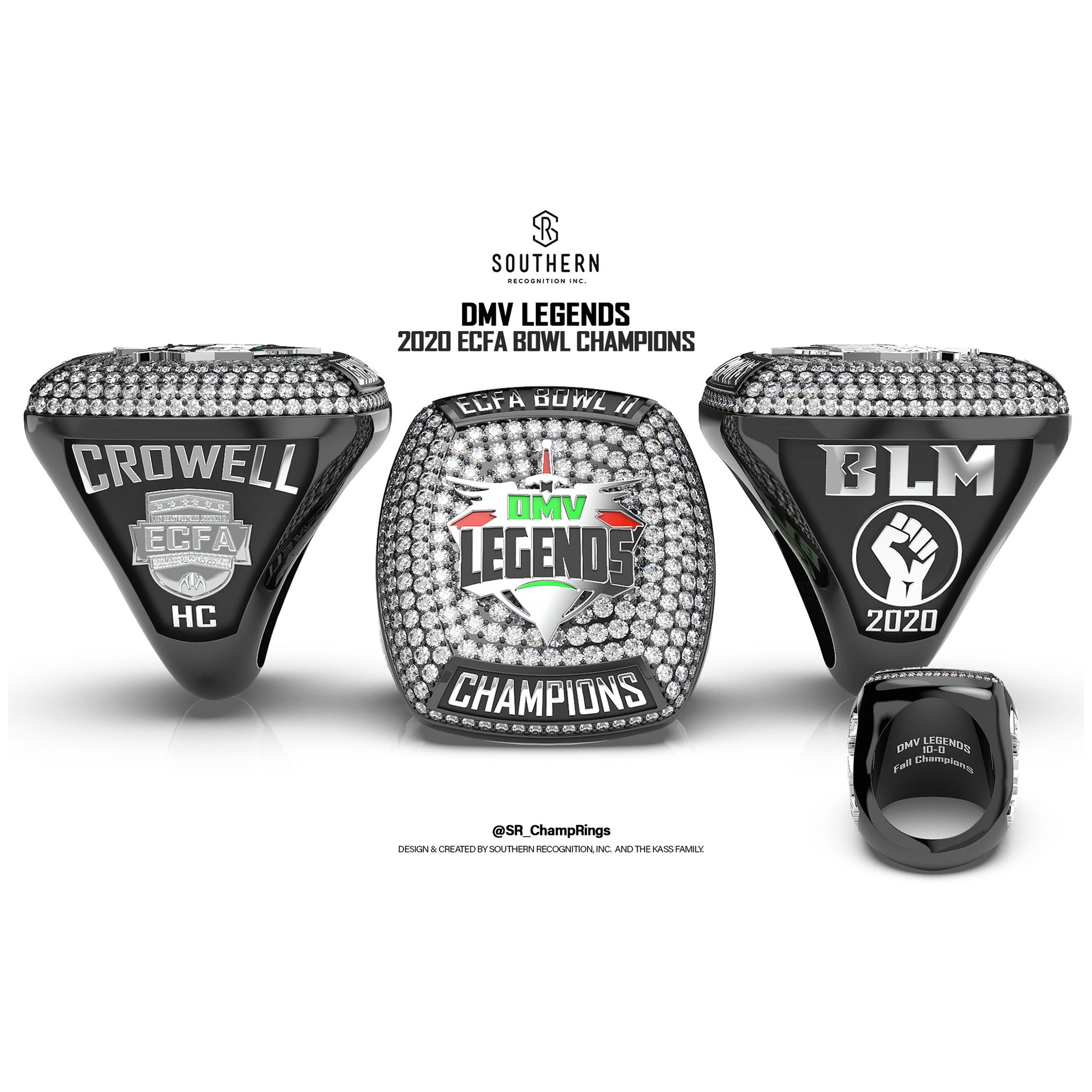 DMV Legends - 2020 - ECFA Bowl II Championship Ring
